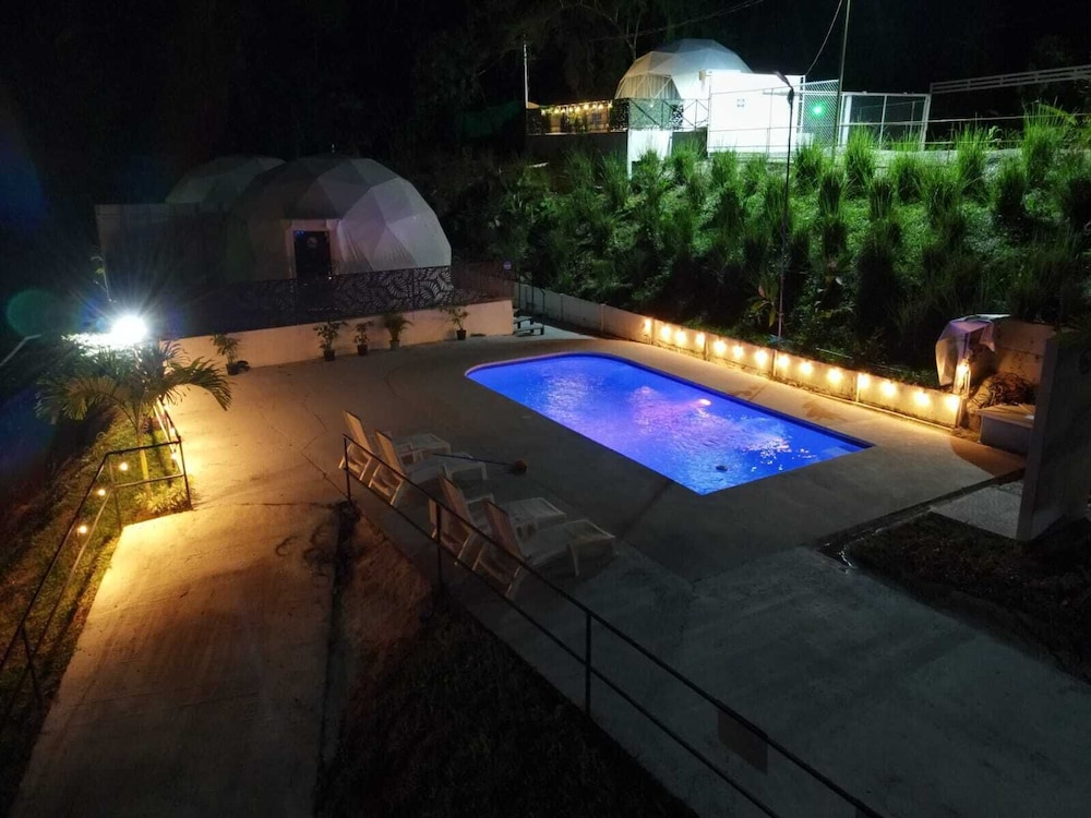 Comfort Tent, 1 King Bed, Pool Access, Mountain View