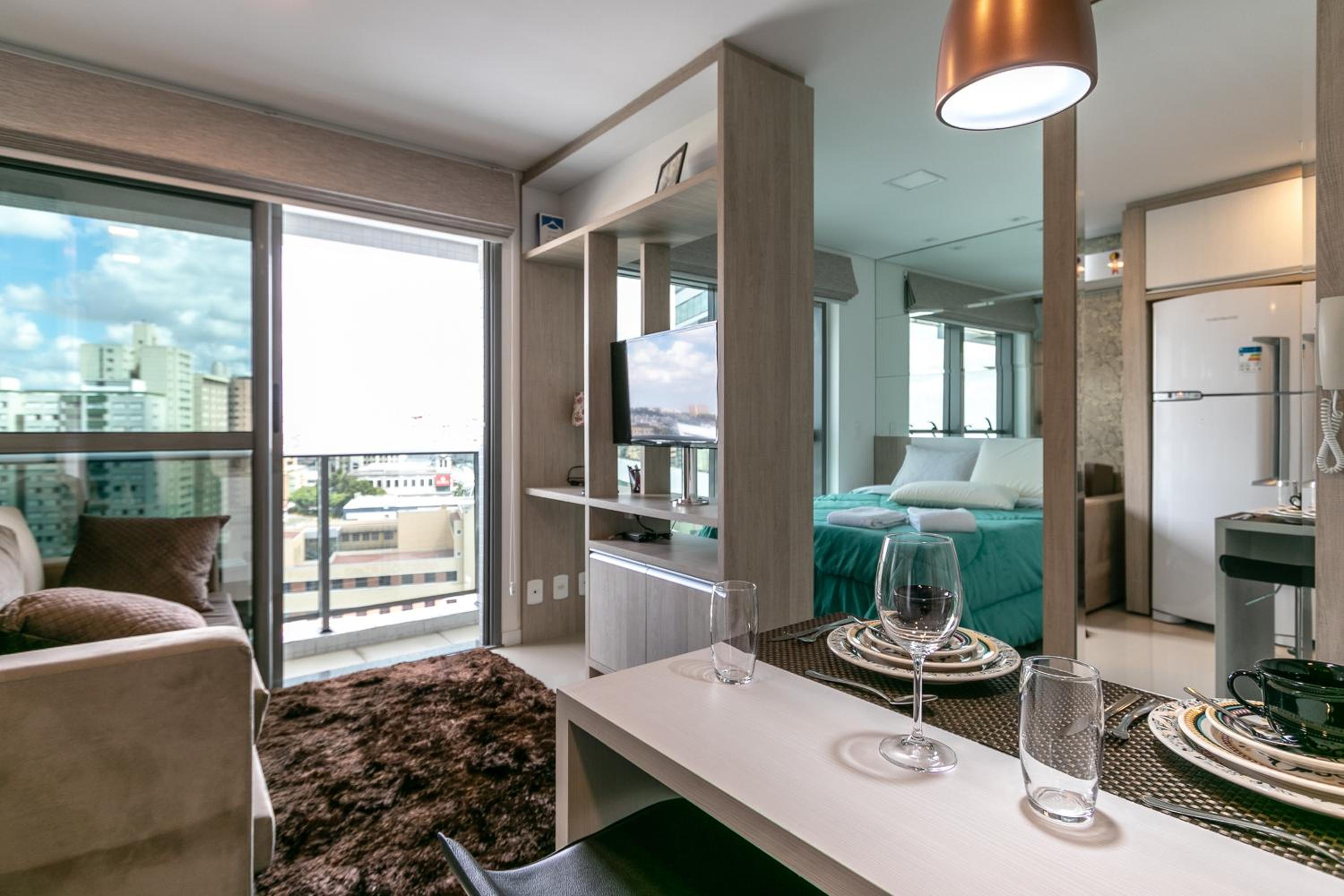 Studio with Balcony