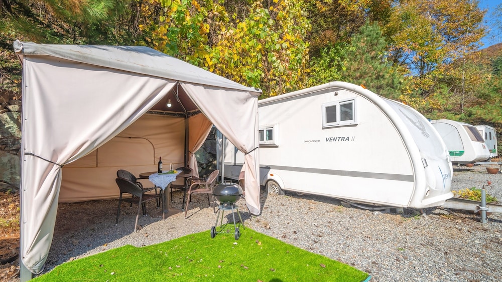 Basic Room, 1 Bedroom (Caravan1(Private BBQ))