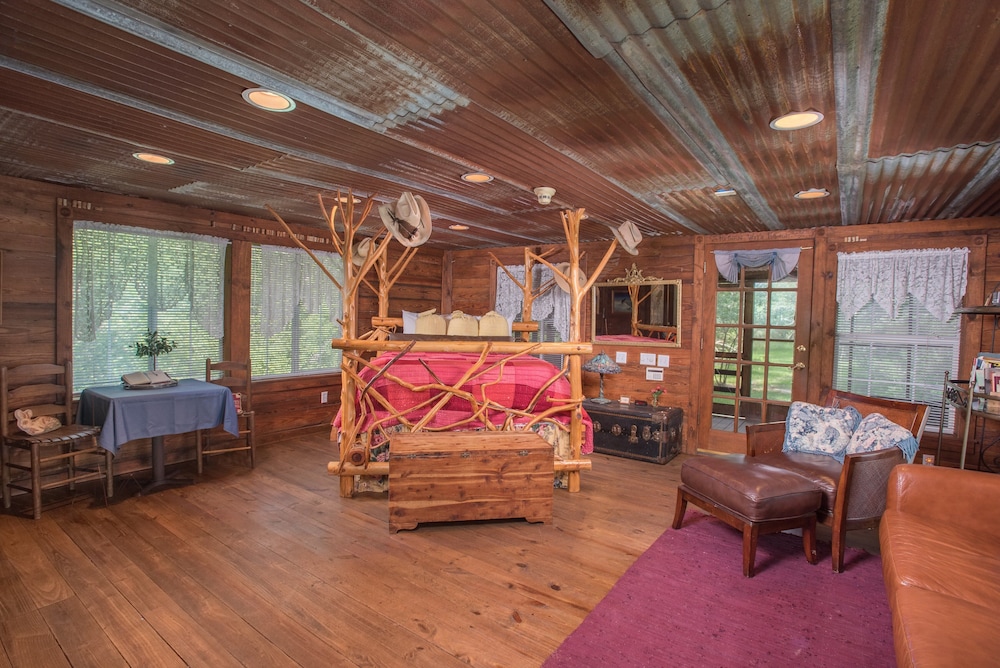 Classic Cabin, 1 Queen Bed, Jetted Tub (Hill County Lodge) photo 1
