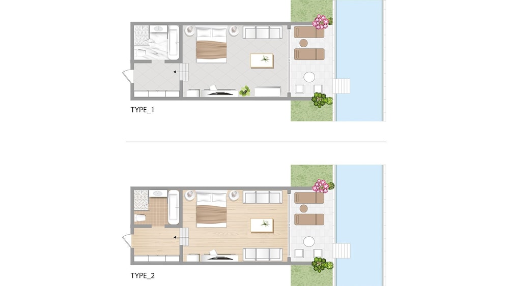 Swim Up Family Bungalow Open Plan - Photo 5