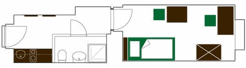 Standard Studio, 1 Twin Bed