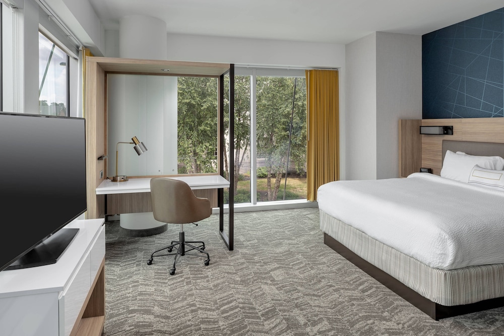 Suite, 1 King Bed with Sofa bed, Corner (Mobility Accessible, Roll-In Shower) photo 3
