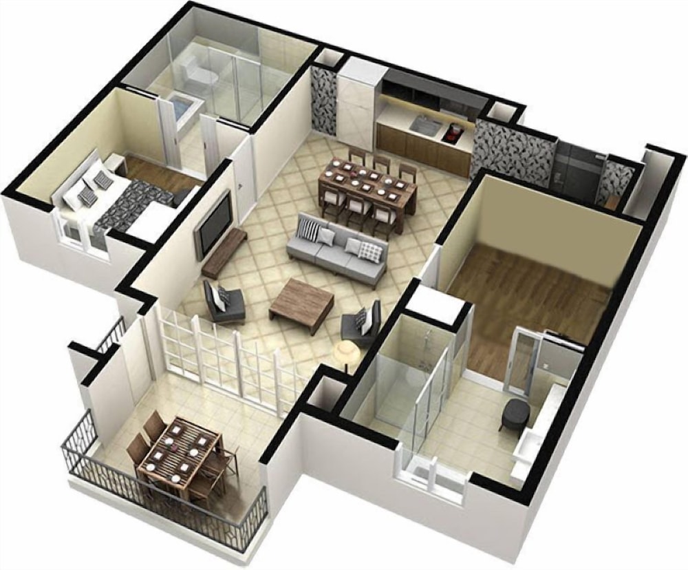 Suite, 2 Bedrooms (B, Room type Randomly Assigned) photo 3