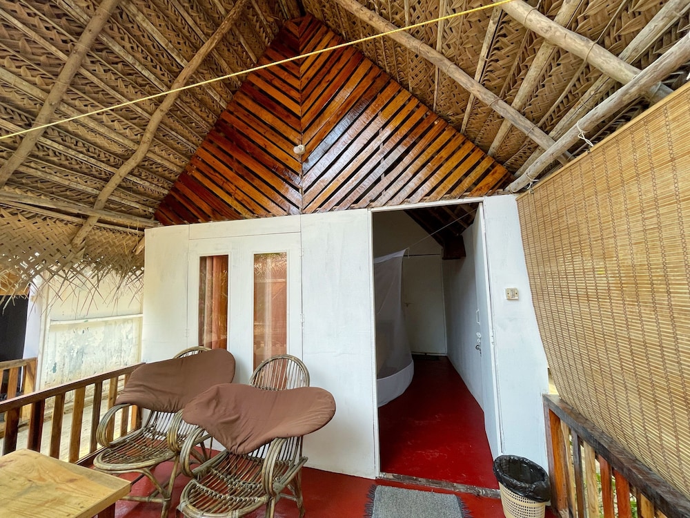 标准小屋,1卧室,阳台,花园景观