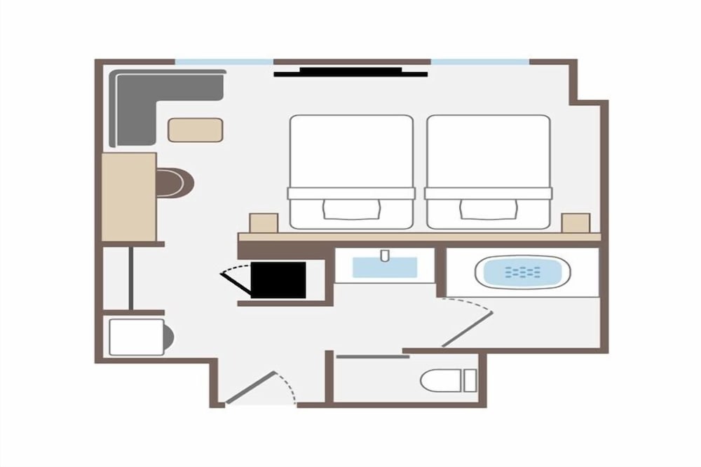 Deluxe Twin for 5 people - Non - Smoking / Residential style
