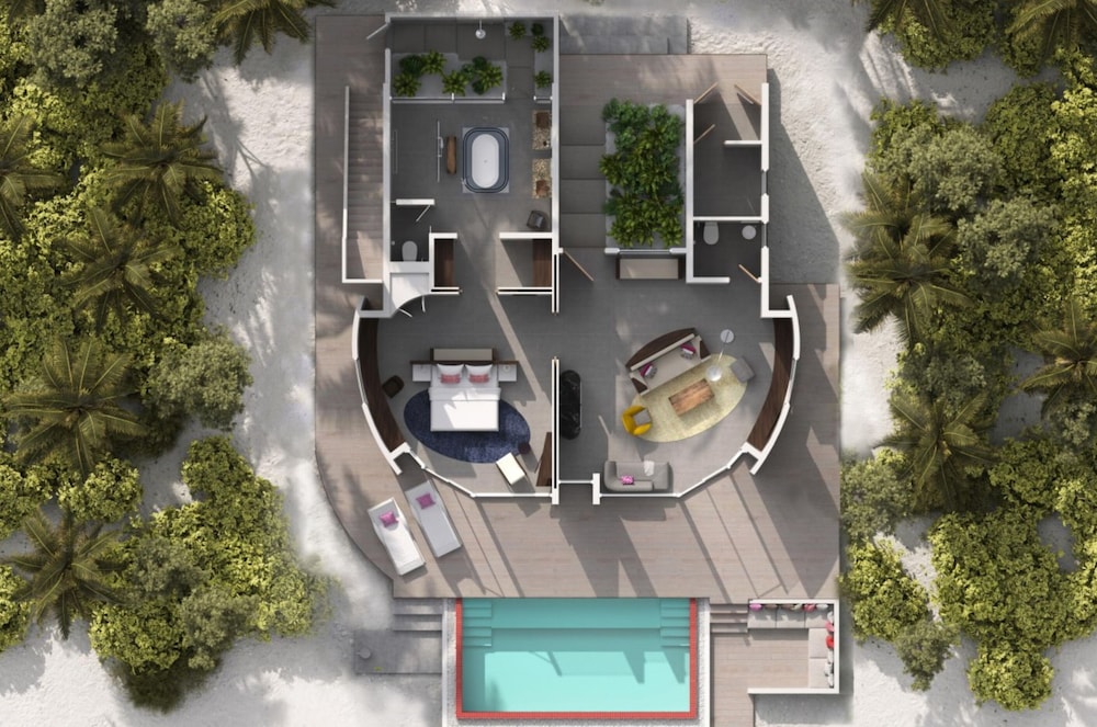 Villa, Private Pool (beach)