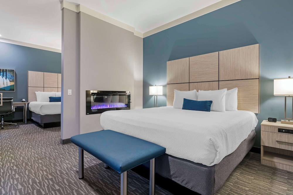 Suite, Multiple Beds, Accessible, Fireplace photo 3