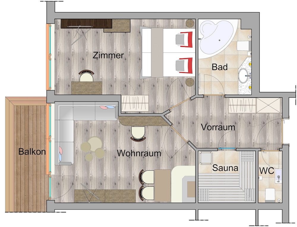 Suite, 1 Bedroom, Sauna, Mountain View (Wellness) photo 2