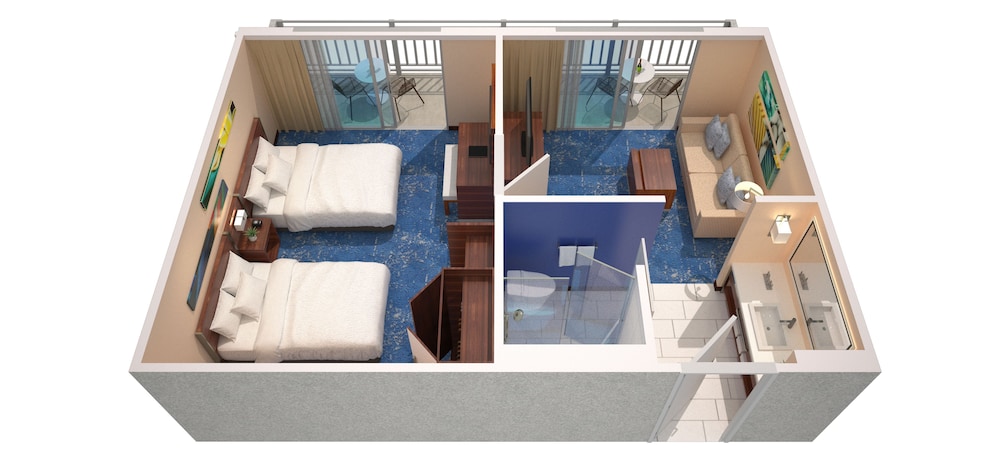 Suite, 1 Bedroom, City View