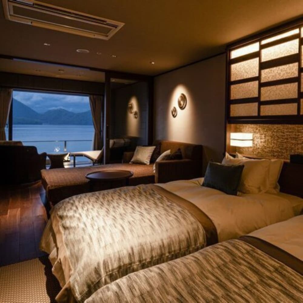 Terrace Room with Private Open-air Hot Spring Bath for 3 Guests