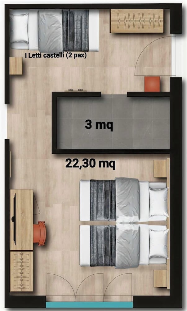 Comfort Quadruple Room, Connecting Rooms, Lake View photo 2