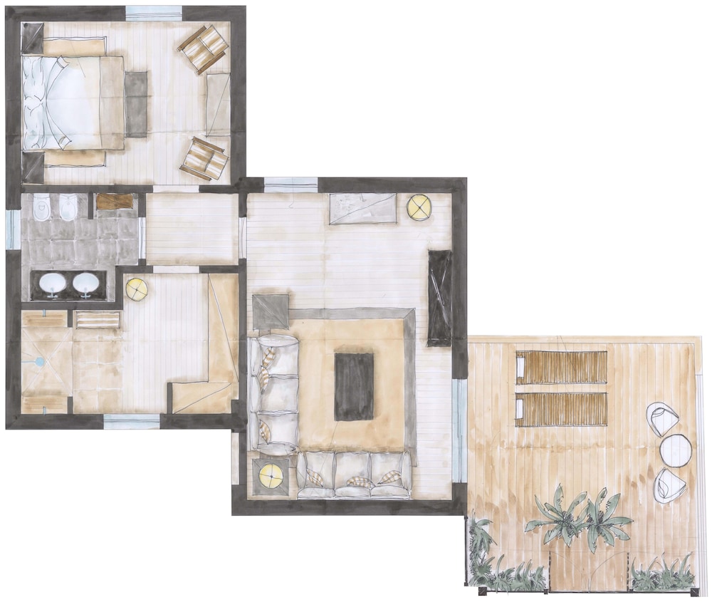 Design Suite, 1 King Bed, Mountain View, Sea Facing thumbnail 6