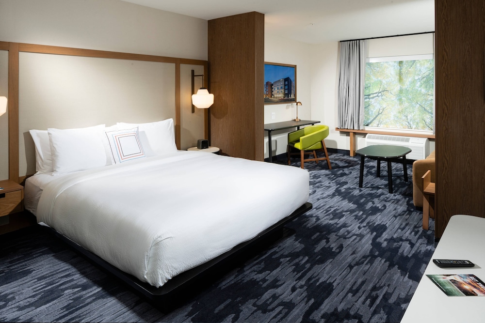 Suite, 1 King Bed with Sofa bed, City View (Mobility/Hearing Access, Roll-In Shwr)