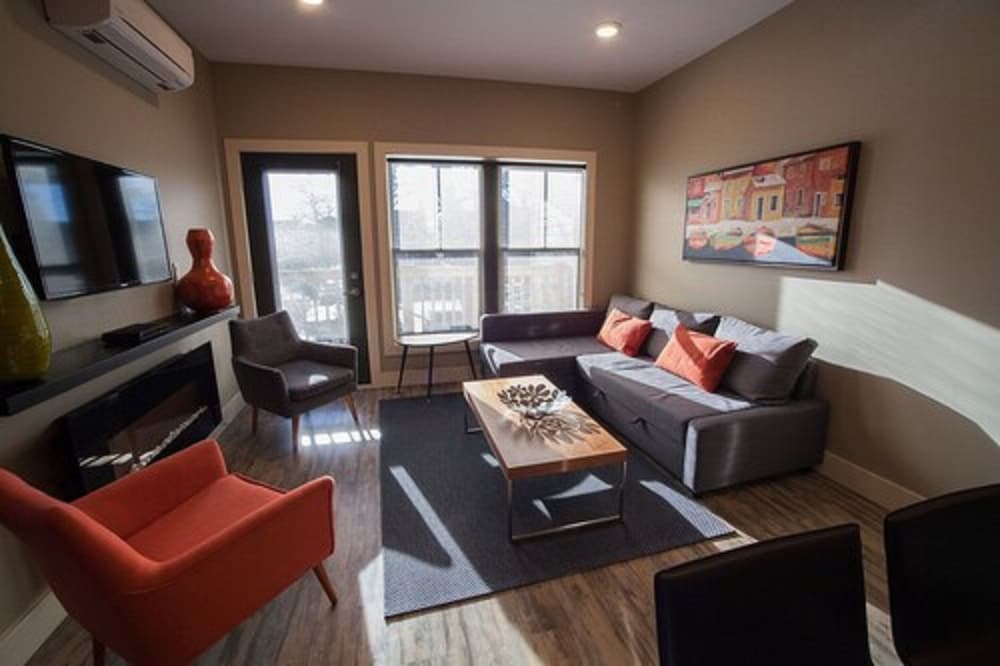 Standard Apartment, 1 King Bed with Sofa bed, Kitchen photo 3