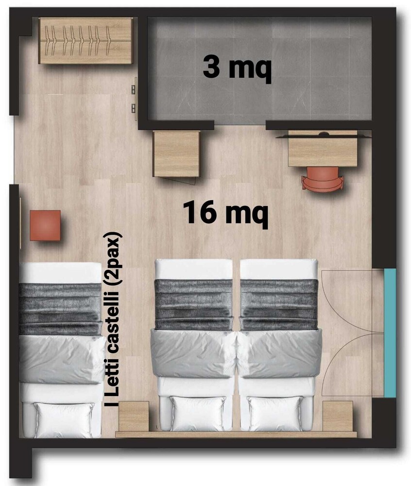 Comfort Quadruple Room, Lake View photo 2