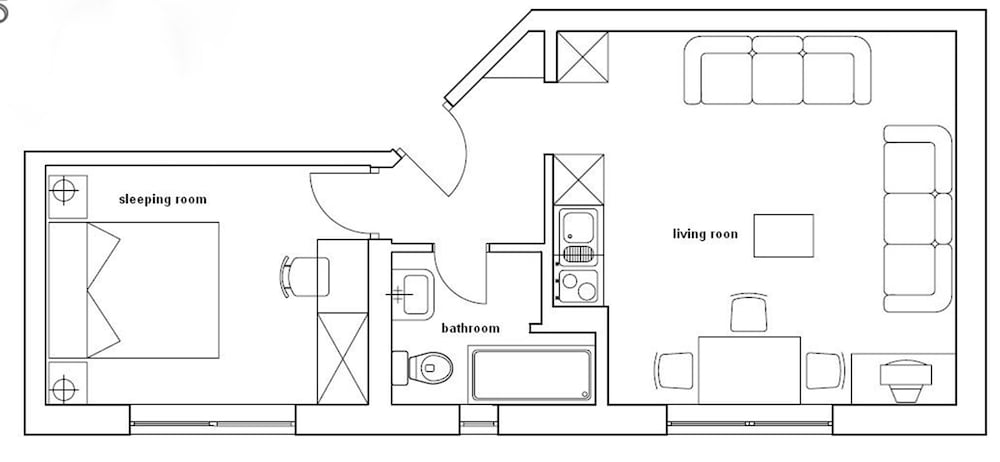Bull. Appartement met uitzicht op straat photo 3