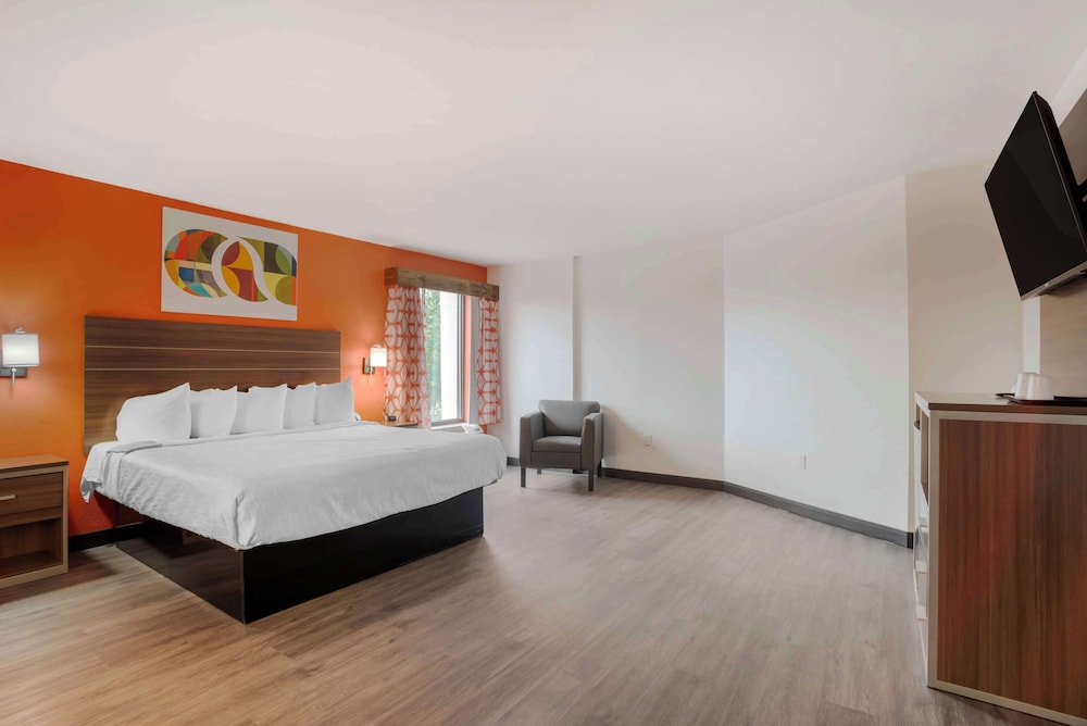 Suite, 1 King Bed, Non Smoking, Refrigerator & Microwave (with Single Sofabed) photo 2