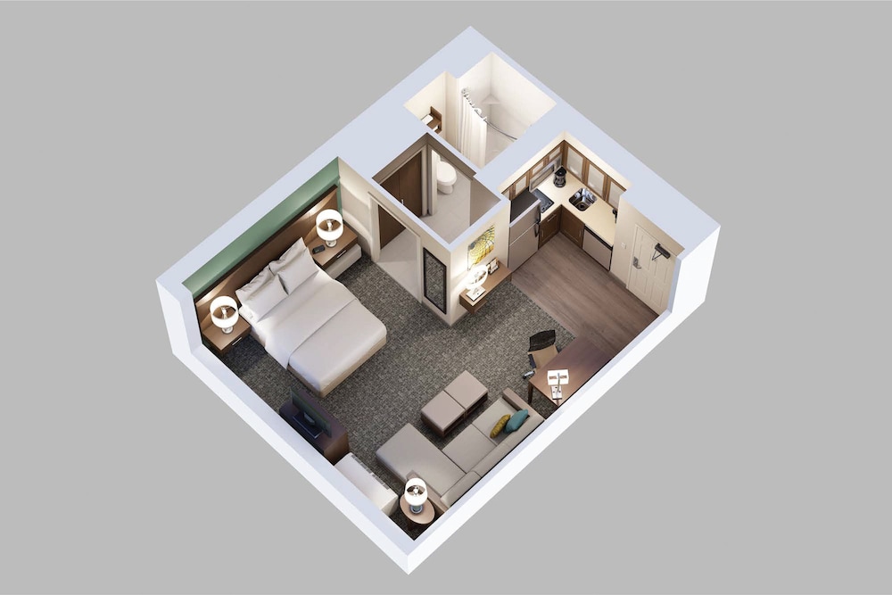 Studio Suite, 1 King Bed with Sofa bed, Accessible, Kitchen (Communication) - Photo 2