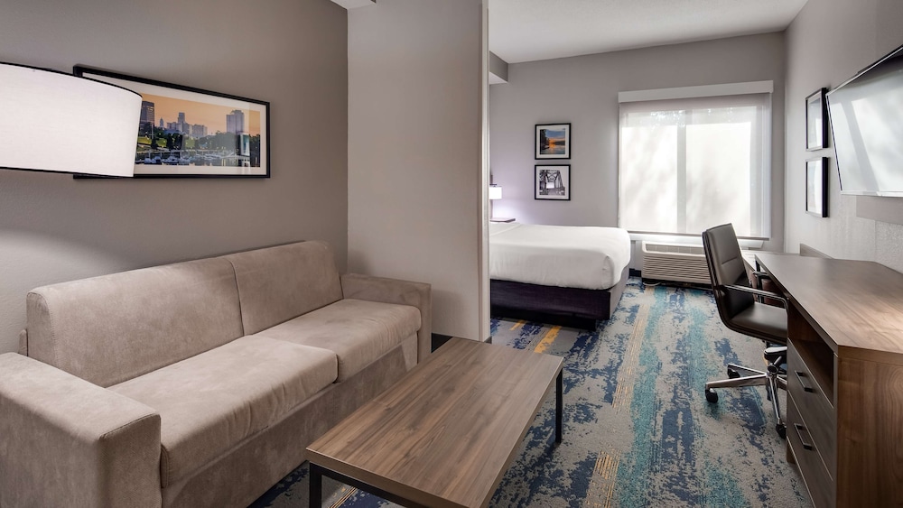 Standard Studio, 1 King Bed, Non Smoking, Refrigerator & Microwave (Living Room;with Sofabed) photo 2