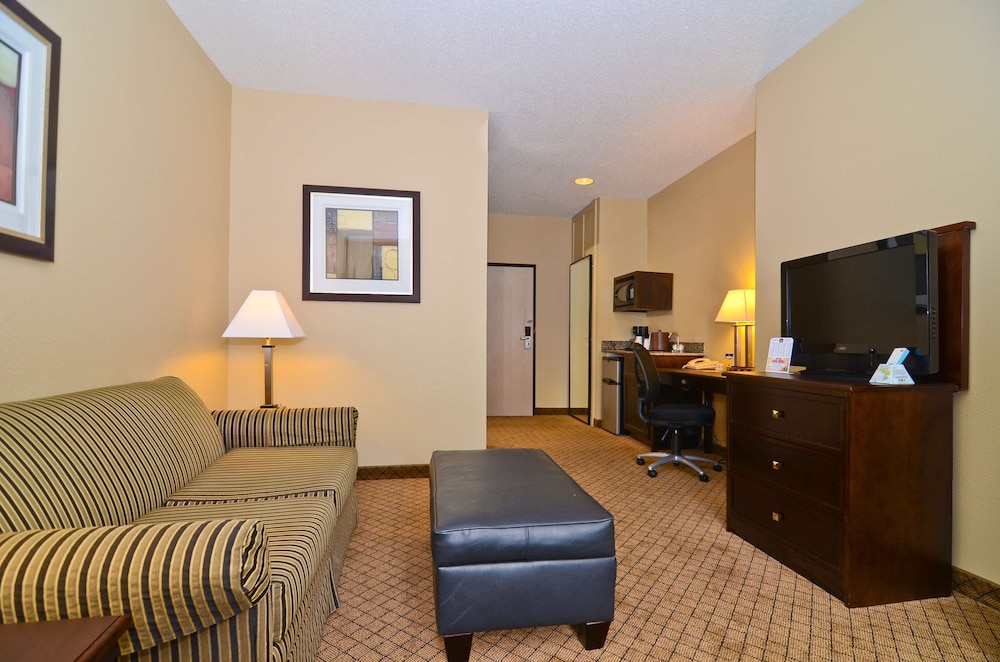 Basic Suite, 1 King Bed with Sofa bed, Non Smoking, Refrigerator & Microwave (with Sofabed) - Photo 3