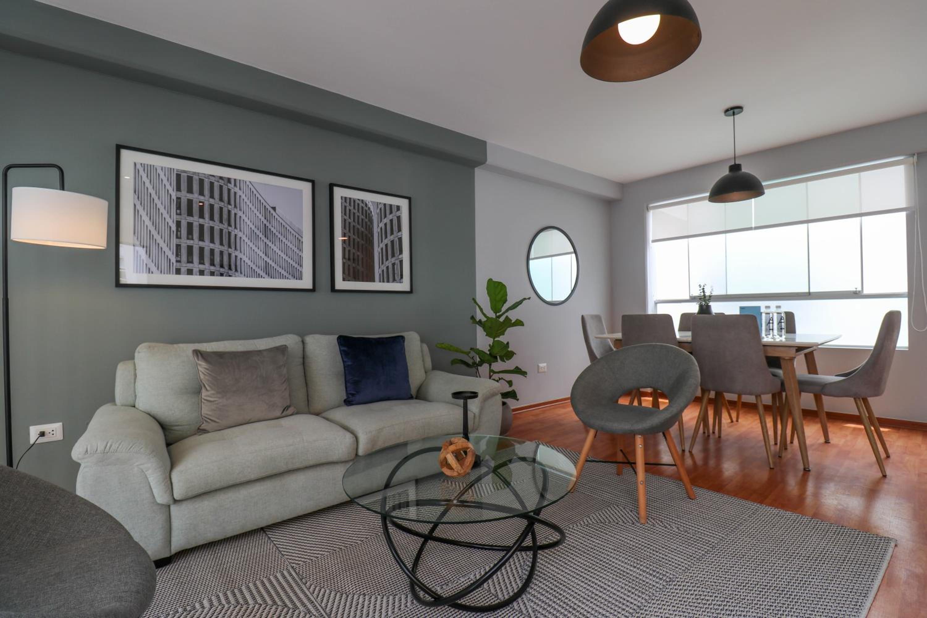 Three-Bedroom Apartment with Balcony
