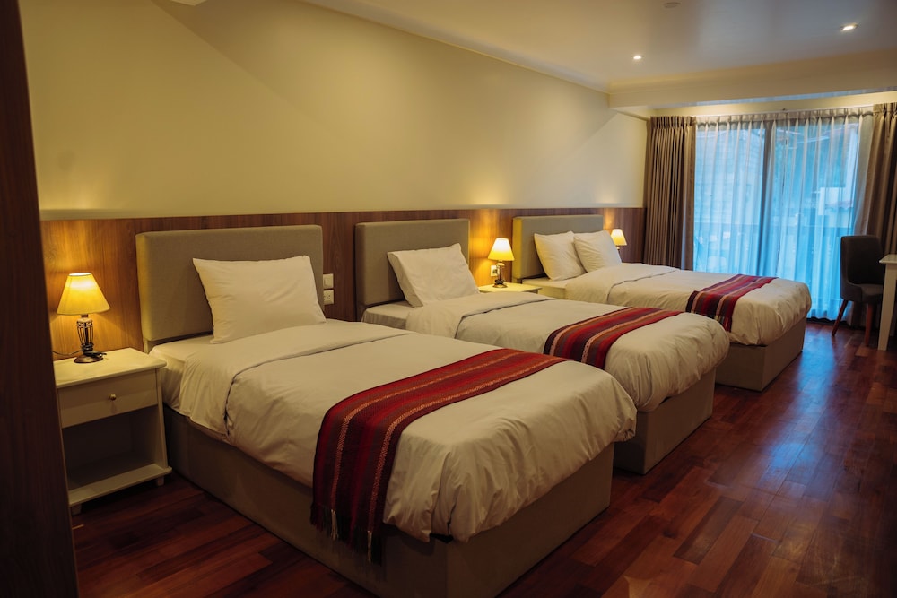 Family Quadruple Room, Balcony, Garden View