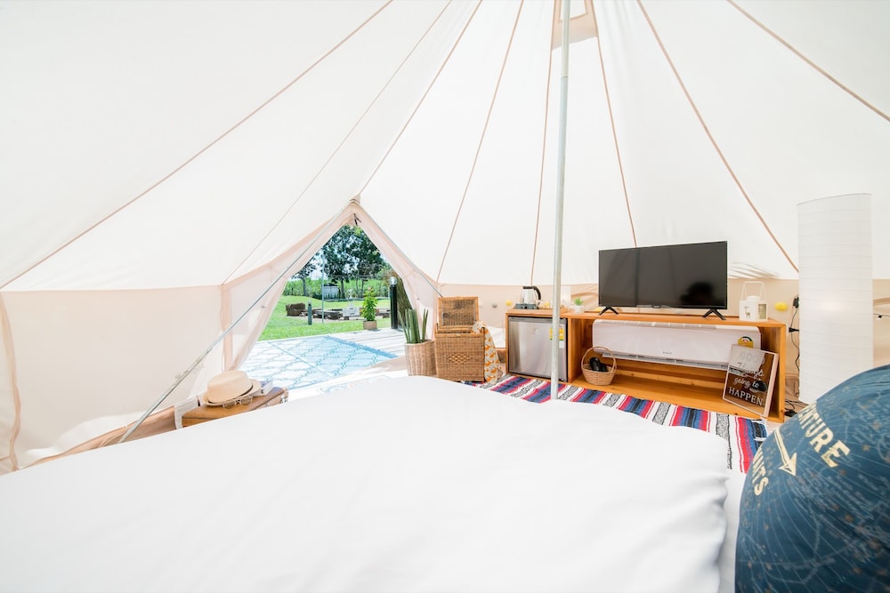 Bell Tent Pool View