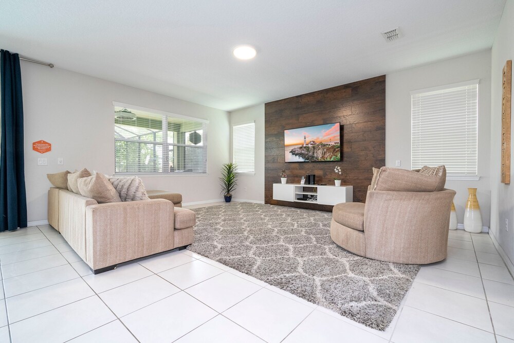5BR Modern Luxury Disney Villa With Game Room Pool Spa, Billede 61