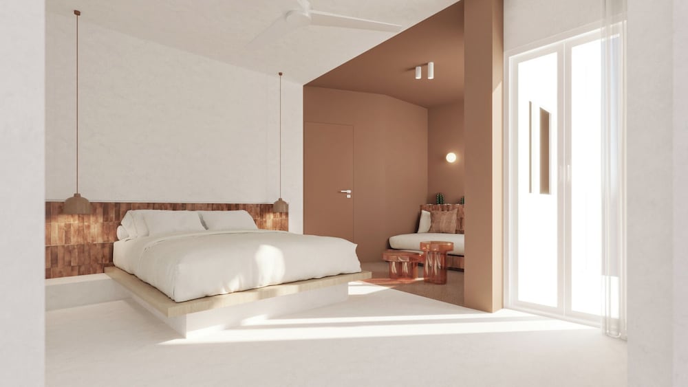 Junior Suite with Outdoor Hot tub and Partial Sea View