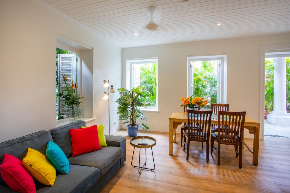 Premium Monumental ground floor one bedroom apartment with private terrace and shared plunge pool