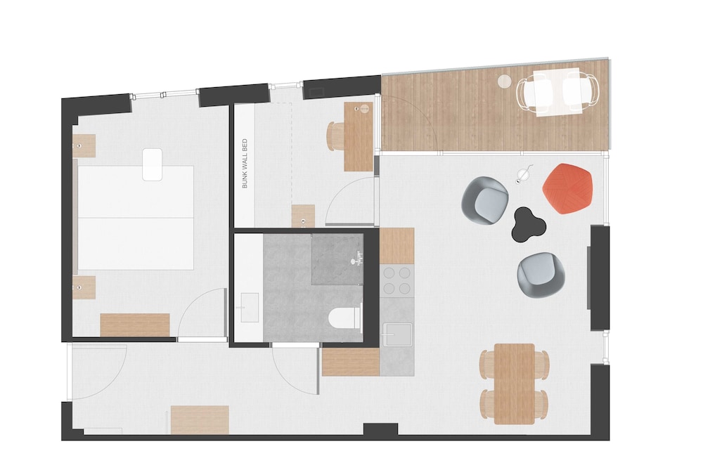 Apartment with balcony - Photo 4