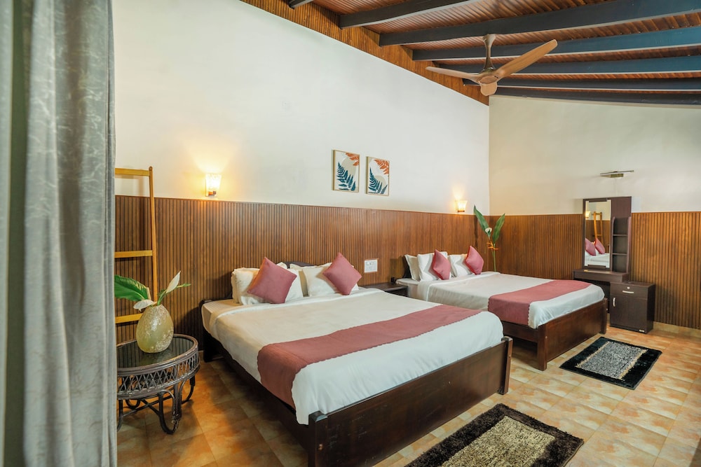 Family Quadruple Room, Multiple Beds, Air conditioning, Garden View