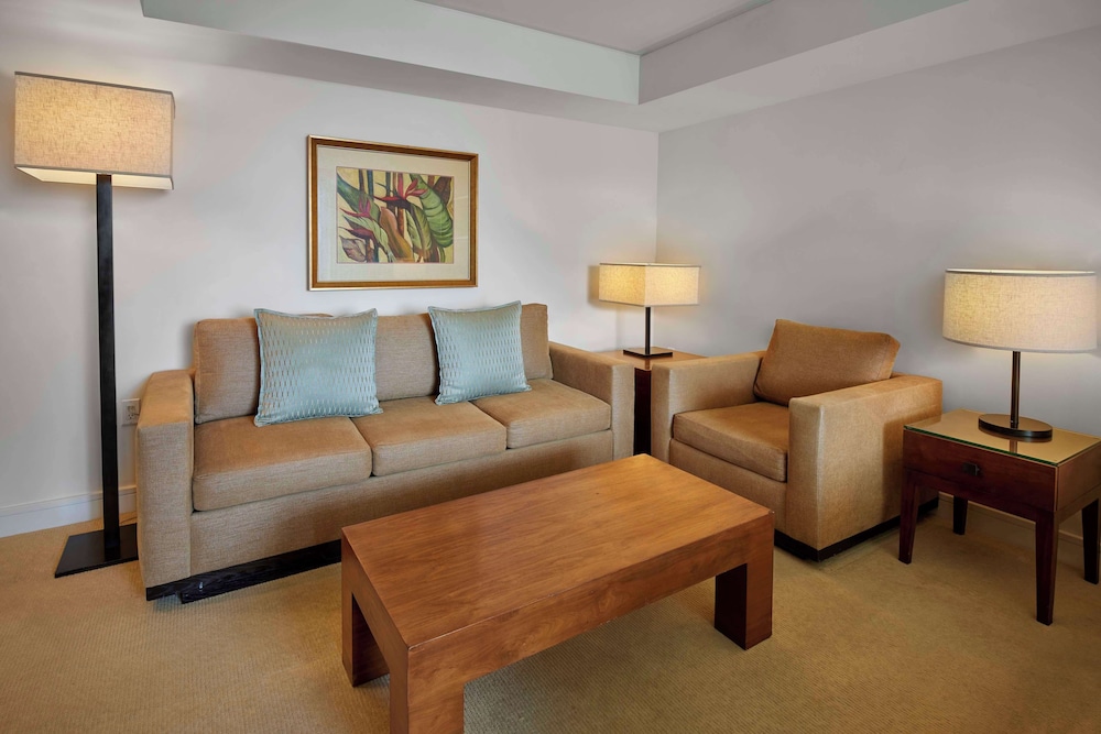 Deluxe Room, 1 King Bed With Sofa Bed, Partial Ocean View thumbnail 5