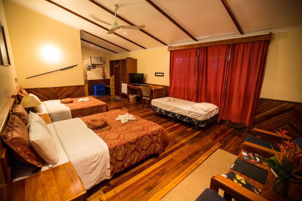 Deluxe Room, 2 Double Beds, Sea View