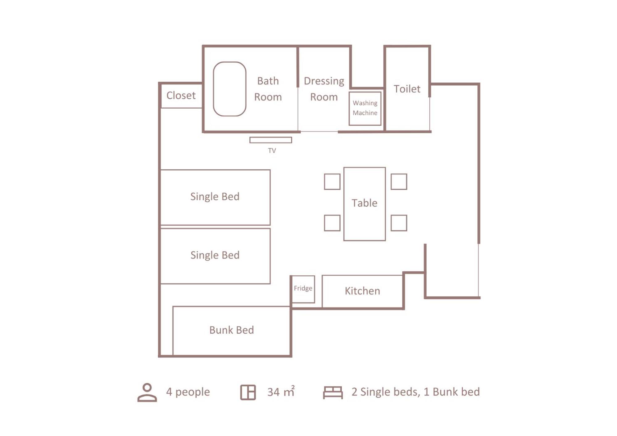 Quadruple Room photo 2