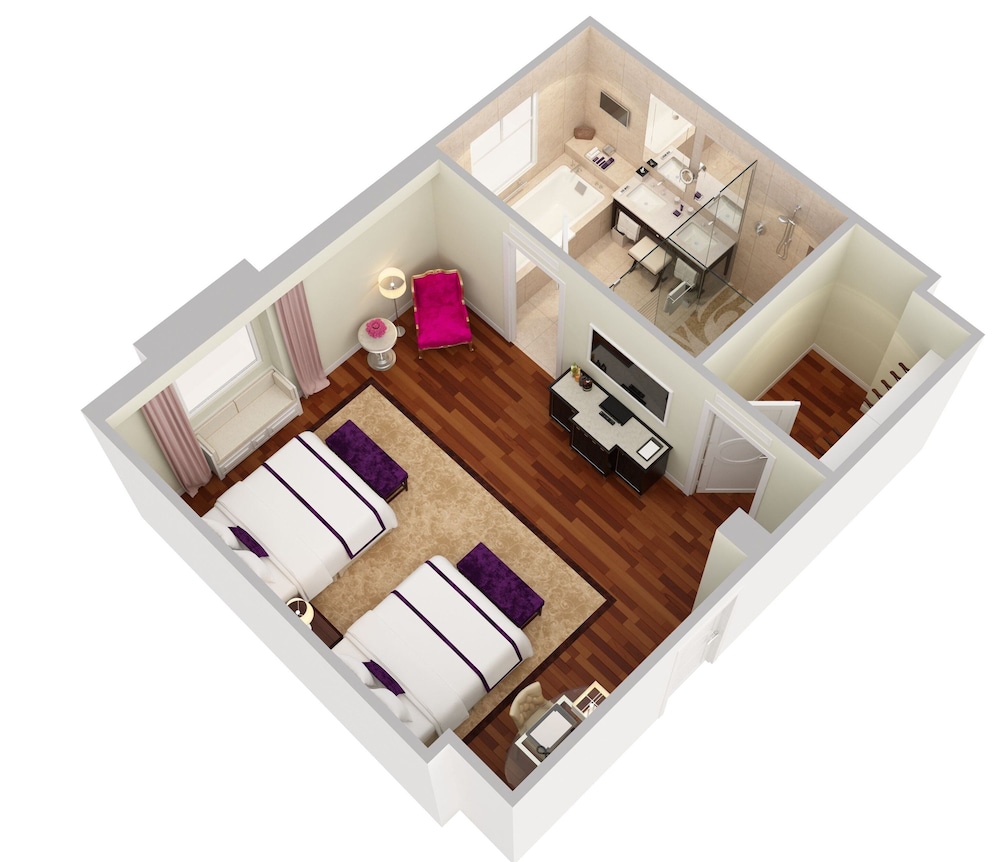 Signature Queen Room with Two Queen Beds (Non Smoking) thumbnail 6