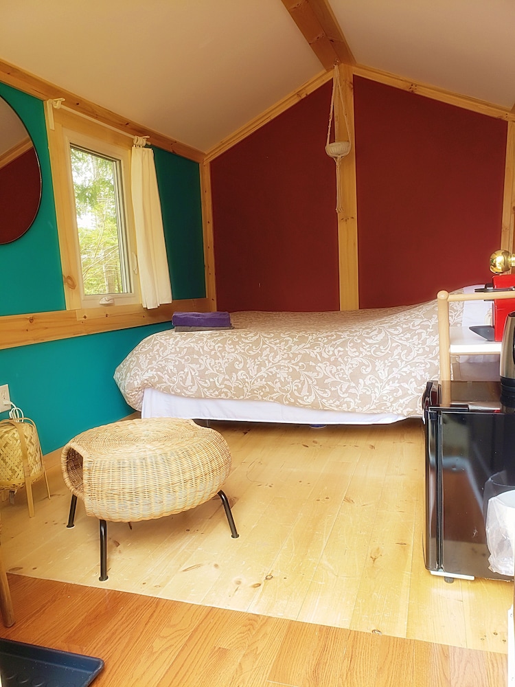 Signature Cabin, 1 Queen Bed, Courtyard View