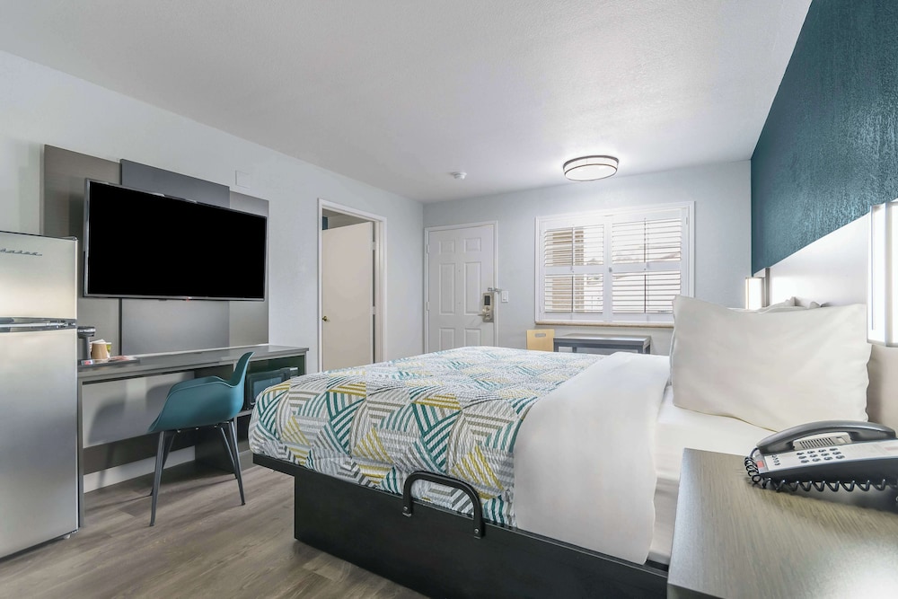 Standard Room, 1 King Bed, Non Smoking, Refrigerator & Microwave - Photo 7