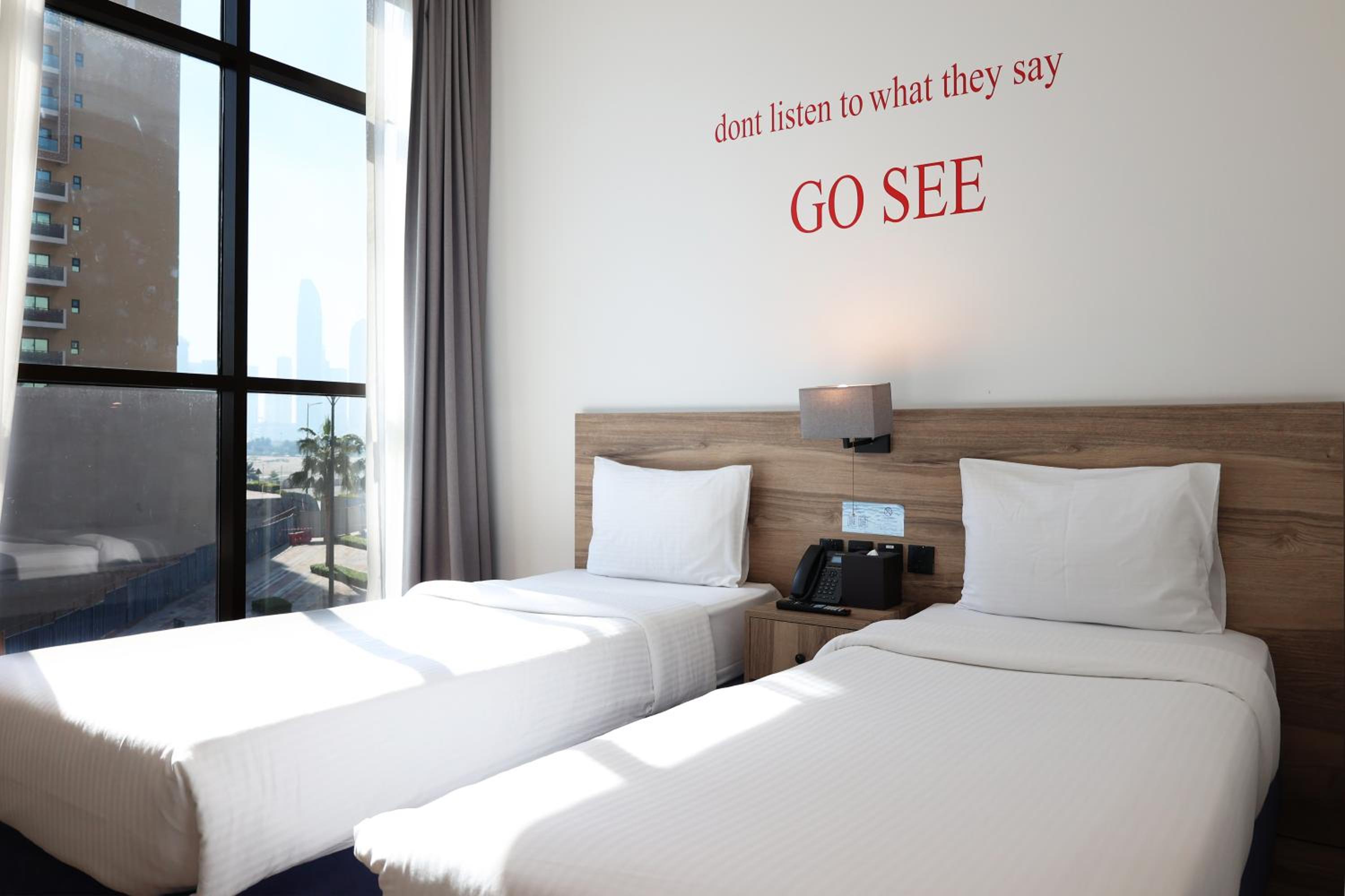 Deluxe Room Twin Bed with City View (includes 15% off F&B) photo 3