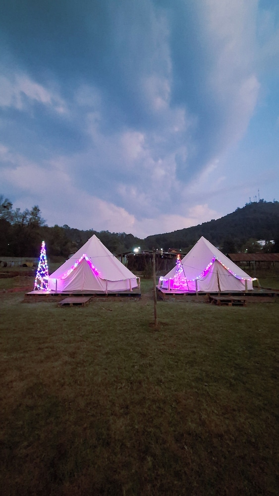 Traditional Tent, Patio, Hill View