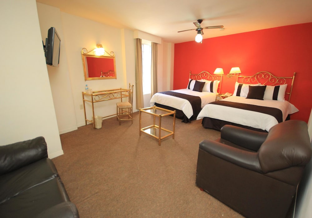 Deluxe Room, 2 Double Beds, Balcony, City View