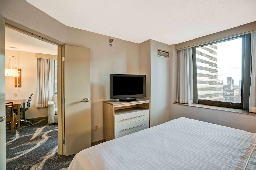Suite, 1 King Bed with Sofa bed, City View