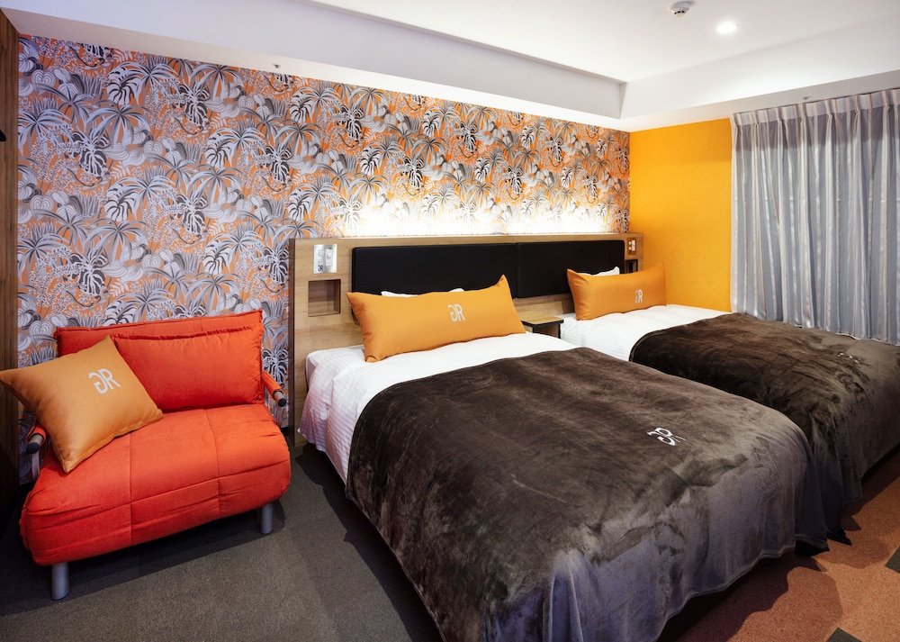 Twin Room, 2 Double Beds, Smoking
