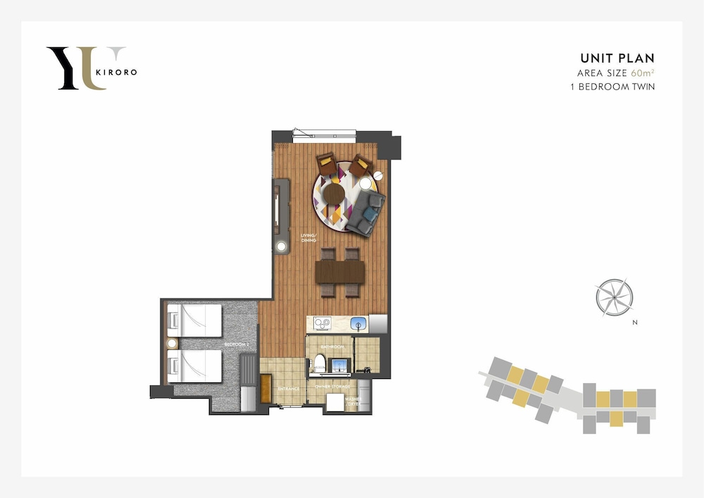 Basic Twin Room, 1 Bedroom, Non Smoking - Photo 3