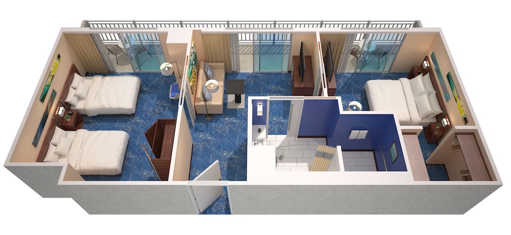 Suite, Multiple Beds, Accessible (Hearing)