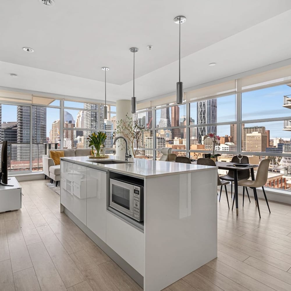 DT Upscale Corner Unit Tower Views Free Parking, Billede 16