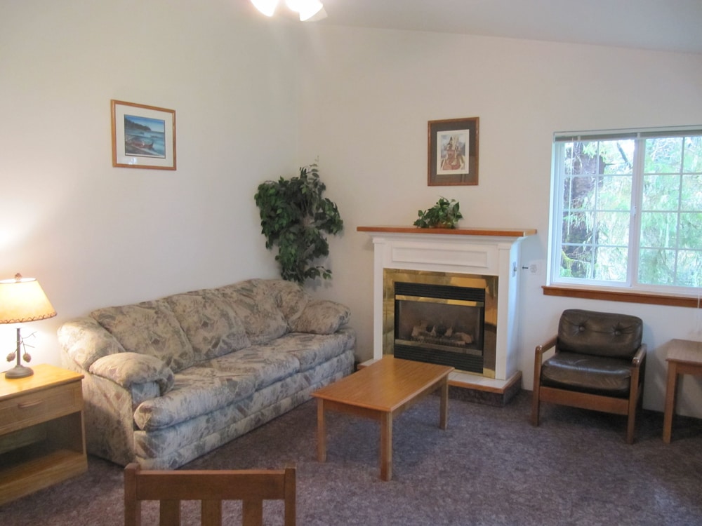 Parkside Room 1 Queen, Living Rm, Fireplace photo 3