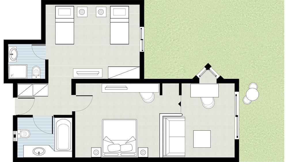 Deluxe Family Bungalow with Balcony - Photo 3