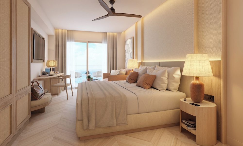 Habitación doble, vista al mar (1 adulto + 2 niños)